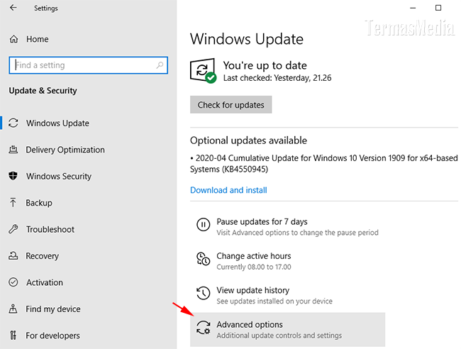 Cara memperbarui (update) produk Microsoft lain melalui Windows Update