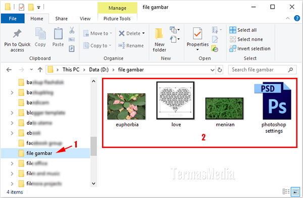 Menampilkan ekstensi file (file extension) di Microsoft Windows