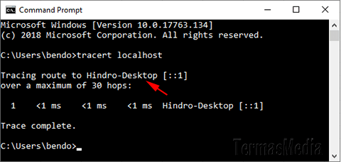 Cara menemukan atau mengetahui nama komputer windows melalui command line