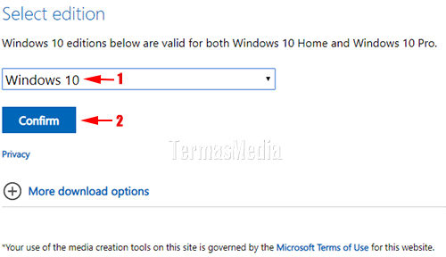Mengunduh Download ISO Windows 10 tanpa tool media creation
