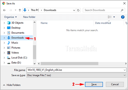 Mengunduh Download ISO Windows 10 tanpa tool media creation