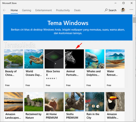 Cara mengunduh (download) dan menginstal tema (theme) desktop di Windows 10