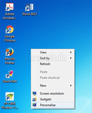 Menonaktifkan efek transparansi di Windows