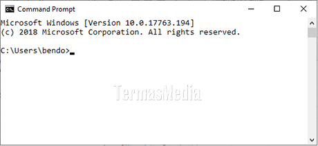 Mengubah warna background (latar) dan teks Command Prompt