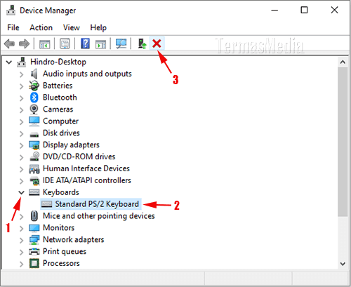 Cara reset keyboard ke pengaturan (settings) default