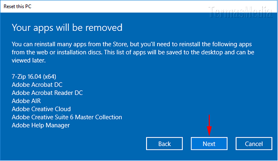 Reset this PC, fitur untuk memperbaiki windows bermasalah