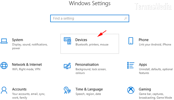 Cara reset touchpad laptop ke pengaturan default di Windows 10