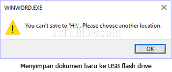 Mengaktifkan proteksi menyalin atau menulis ke USB flash drive
