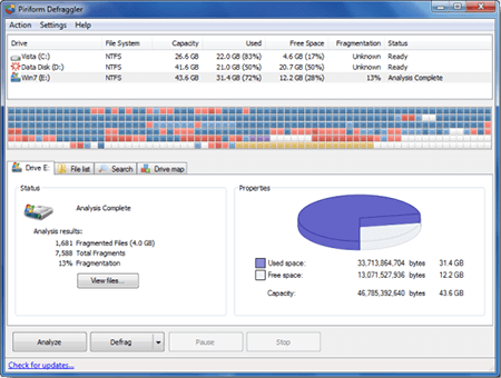 Aplikasi defragmenter gratis terbaik untuk Windows