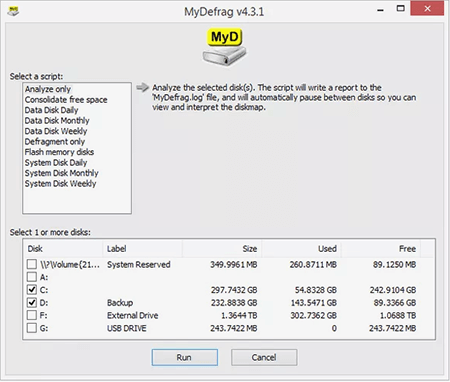 Aplikasi defragmenter gratis terbaik untuk Windows